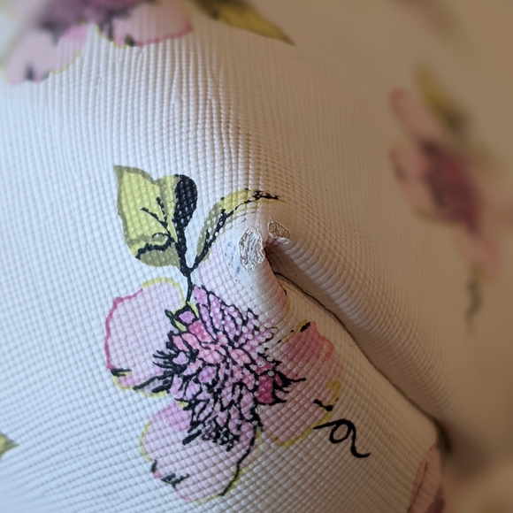 Vtg Betsey Johnson Live Life in Bloom Cosmetic Bag - Picture 5 of 8